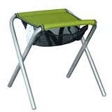 户外 便携休闲桌椅沙滩椅铝合金可折叠小马扎钓鱼凳子 黄绿色