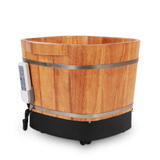 全自动加热木桶 洗脚桶 足浴盆泡脚桶 特级进口橡木木质促销