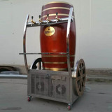 光合啤酒机 不锈钢四头扎啤机 啤酒制冷机 商用装酒水冷扎啤机