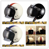 [日本进口]摩托车 复古 头盔 半盔 3/4盔 哈雷 飞行员盔 小盔体TT