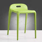 星威(starway)塑料椅子 休闲椅 凳子 创意马椅HC-01 白色