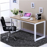 钢木电脑桌台式 简易小方桌时尚简约办公桌会议桌双人写字桌家用