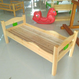 厂家直销幼儿园樟子松木制可重叠木板床儿童木质原木拆装式床铺