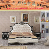 新古典实木床欧式双人床美式床1.8米床铺婚床雕花床高档床
