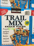 美国代购 Kirkland Trail Mix混合坚果巧克力豆1270g/18小包