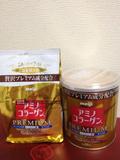 西西OSAKA日本MEIJI明治胶原蛋白粉金装+Q10罐装28天/替换装30天