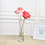 包邮欧式透明小号玻璃花瓶水培一支花花器插花玻璃瓶创意餐桌摆件