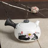 陶瓷茶具 茶壶 功夫茶壶 单个小瓷壶  雪花釉茶壶