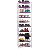 居家实用简易多功能鞋架自由组装DIY鞋柜无纺布十层大容量鞋柜