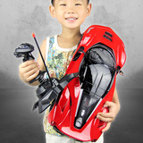 新品超大1:8法拉利手遥杆遥控车充电遥控汽车儿童仿真模型玩具车