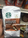 美国代购 星巴克Starbucks house blend家庭首选中度咖啡豆 340g