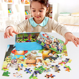 木质300/500/1000片铁盒装拼图木制儿童动漫益智拼板成人玩具礼物