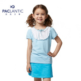 派克兰帝Paclantic童装 女童简洁公主风格针织短裙套装 T恤+短裙