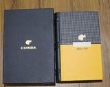 雪茄盒COHIBA高希霸雪加盒便携 旅行书本式保湿盒 5支正品原装