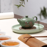 茶壶 龙泉青瓷手工小茶壶 陶瓷西施壶三足茶壶哥窑冰裂茶壶 单壶