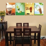 奶茶店冷饮果汁饮料店咖啡厅餐厅墙画壁挂画装饰画海报版画包邮2