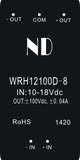 高压电源模块12V转正负100V隔离变换器电子束计数管WRH12100D-8