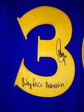 库里亲笔签名球衣Curry签名球衣金州勇士签名斯蒂芬库里生日礼物