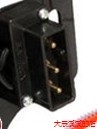 老式缝纫机电动开关脚控器电源线马达脚踏板配件 （直排3芯）包邮