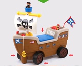 小泰克海盗船学步车多功能儿童滑行车踏行车