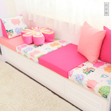 飘窗垫订做榻榻米坐垫窗台垫阳台垫定做粉色坐垫沙发垫定制可拆洗