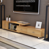 韩式现代板式电视柜可伸缩客厅组合创意简约小户型矮柜带抽屉开门