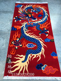 藏式地毯 纯羊毛织造 手工剪花 古清明风格地毯 规范床地毯 对毯