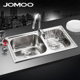 JOMOO九牧 厨房双槽 进口不锈钢 水槽套餐 02081-001