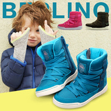 UOVO儿童棉靴2015冬季新款小大童靴子雪地童鞋女童男童冬靴短靴潮
