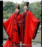 中式婚礼服装 汉服古装 古代皇帝皇后戏服租赁 新郎新娘礼服出租
