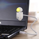 伊娃机器娃USB小夜灯 太空人  LED灯 可爱护眼 笔记本 电脑台灯