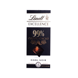7块免邮 法国代购 lindt瑞士莲99%可可含量黑巧克力50g