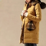 清仓特价正品2015新款韩版修身羽绒服女中长款大码加厚冬装外套
