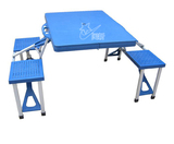 加厚ABS塑料连体折叠桌椅，户外连体桌椅，折叠桌椅，野餐桌椅