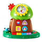 正品澳贝auby趣味小树463425启智系列多功能电子琴儿童早教玩具
