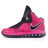 Nike Lebron 8 V/2 GS粉色耐克女鞋詹姆斯8代篮球鞋431888-601