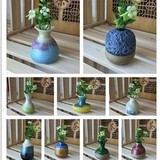 景德镇陶瓷 创意摆件 陶泥小花器 家居装饰品花插花瓶批发