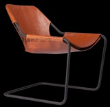 不锈钢真皮躺椅 设计师个性卧室休闲椅 咖啡椅 Paulistano Chair