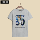 nbhd斯蒂芬库里T恤服Curry篮球30号勇士总冠军短袖男同款球衣