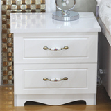 特价烤漆床头柜简约现代组装白色韩式宜家简易实木颗粒板边柜包邮