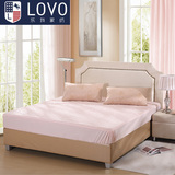 lovo罗莱床上用品薄床垫床褥子可折叠柔梦床护垫粉色女孩子双人床