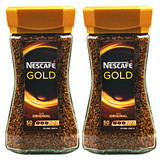 Nestle雀巢金牌速溶咖啡100g/瓶*2法式烘焙黑咖啡粉 送太古糖