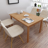 小户型实木折叠餐桌 现代简约伸缩饭桌 多功能变形餐桌