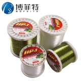 进口日本原丝鱼线织网海竿线手撒网半斤装绿色0.30到0.70mm胶丝线