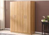 家用简易木质衣柜超大容量环保收纳宜家二三四门组合经济型储物柜