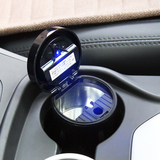 日本YAC 汽车创意带盖烟灰缸 车载抽烟桶车用烟灰缸实用个性用品