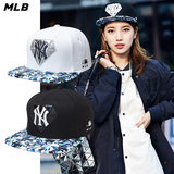 韩国MLB专柜代购 16男女情侣棒球平沿帽 裴秀智王源明星同款帽子