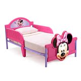 迪士尼可爱卡通环保塑料儿童铁床防护栏小男女孩公主宝宝婴儿床