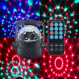 爆款6色LED遥控水晶小魔球 KTV包房迪厅舞厅家庭专用魔球舞台灯光