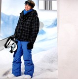 crane鹤牌中大男童滑雪服套装防风防水外贸原单儿童滑雪服套装